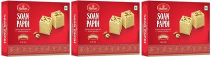 Haldiram's Haldiram Soan Papdi 250 g X 3 Pcs Box