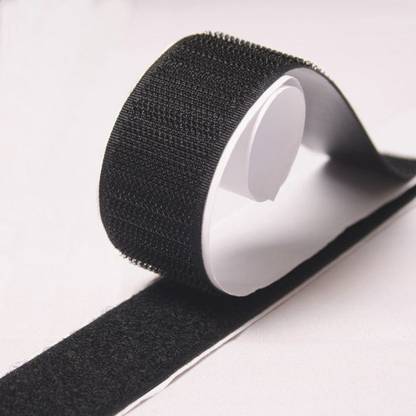 VELCRO Welar Strong Adhesive Back Mounting Sticky Hook and Loop Tape Touch Fasteners Roll, Width - 25mm (Size - 15 Meter) Stick-on Velcro