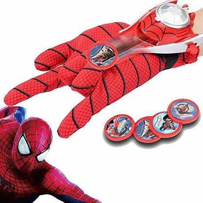 FLYmart Spydarman Web Disc shooter with wearable Glove | Ultimate Shooter game with Glove