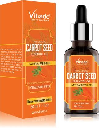 Vihado Carrot Seed Essential Oil -For Skin care & Hair (30 ML) (Pack of 1)