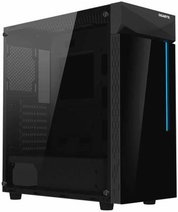 GIGABYTE C200 Glass ATX Mid-Tower PC Case Cabinet Compatible with Computer