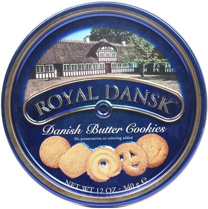 Royal Dansk Danish Butter Cookies,400gm (Imported) (Pack Of 1) Cookies Biscuit