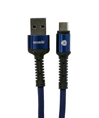 Accede Micro USB Cable 2.4 A 1.5 m A152-M Revo Plus Fast Charging Micro USB Data Cable Compatible with All Android Mobile