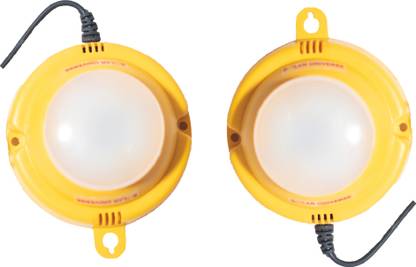 SOLAR UNIVERSE INDIA DC LED Bulb 5W 12V with Wire & Switch for DC Home Lighting Systems & 12V Batteries - Set of Two Pieces 6 hrs Lantern Emergency Light
