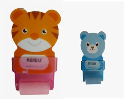 MONAL MONADAY ERASER WITH TUESDAY ERASER Non-Toxic Eraser