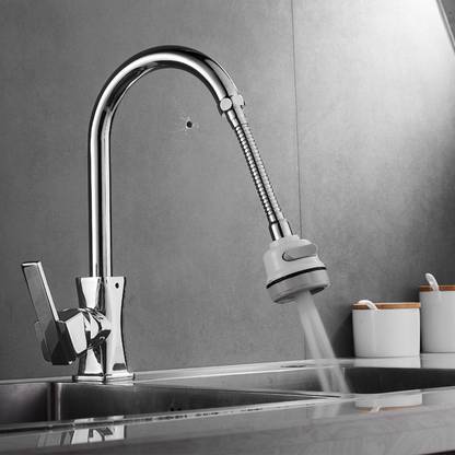 MobFest ® KPFP-14 360 Degree Kitchen Tap Head 3 Modes Adjustable Water Saving Faucet Extender Nozzle Cock Faucet
