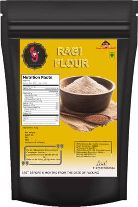 99Auth Organic Premium Quality Pure Ragi Flour/Finger Millet Flour 100g