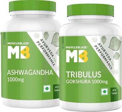 MUSCLEBLAZE Ayurveda for Performance Combo