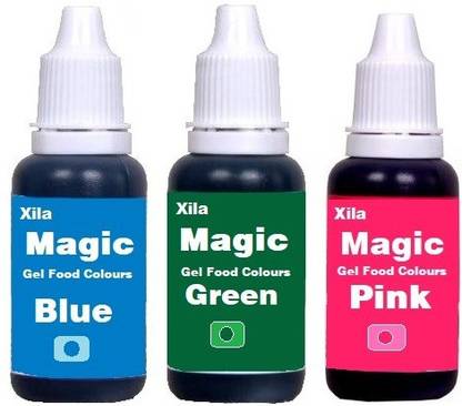 Xila Magic special magic color pack of 3 pink green blue Blue
