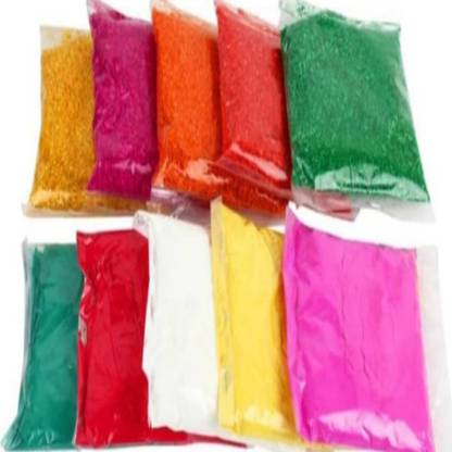 Shyam Creation Shyam creation holi colour Holi Color Powder Pack of 10
