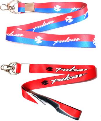 BAJAJ Pulsar 200, 220, 180, 150 DTSi Tag keychain Locking Carabiner Lanyard