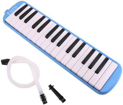 CrazyBuy 32 Key Melodica with Case Musical Instrument Blue