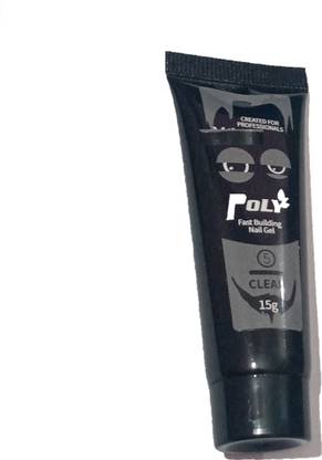 UGS High quality 15 g CLEAR Polygel For Nails Extensions UV Poly gel Nail Art UV Gel Builder