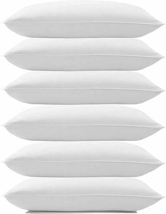 pillok Polyester Fibre Solid Sleeping Pillow Pack of 6