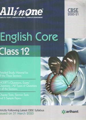 All In One Cbse English Core Class - 12