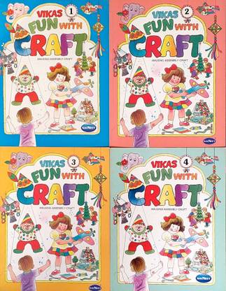 Vikas Fun With Craft (Amusing Assembly Craft) Set Of 4 Books