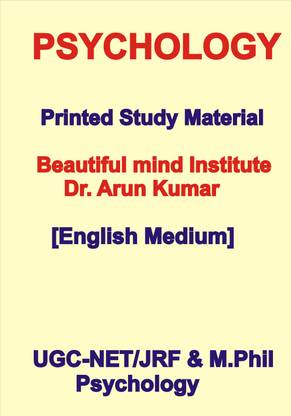 Psychology Printed Notes For UGC NET Arvind Sir