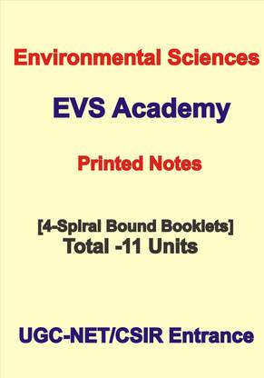 Environmental Science Printed Notes EVS Academy For UGC NET CSIR