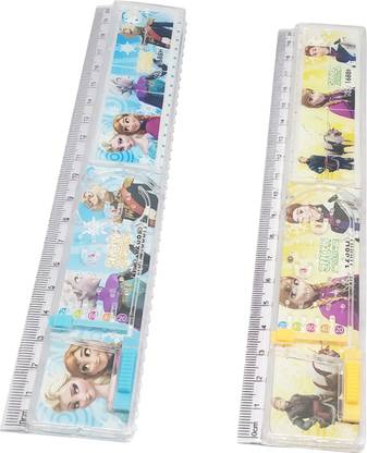 lookat 20cm Long Scale with Ball Game & Puzzle for Birthday Return Gifts, School Kids Pack of 2 Ruler
