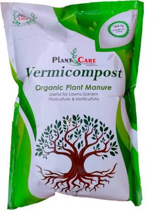Chipku Organic vermicompost Garden Organic Fertilizer Pack of 5Kg Manure