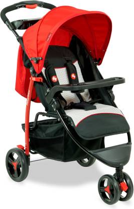 FISHER-PRICE Rover Stroller Cum Pram - Red Jogging Stroller