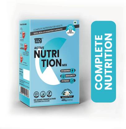 1MG Active Nutrition Mix with Whey Protein, Vitamin D, Choline & High Fiber Vanilla