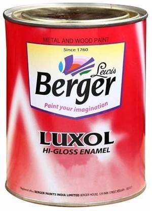 Berger Luxol Po Red-1000ml Po Red Enamel Wall Paint