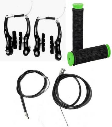 Divyansh BICYCLE POWER BREAK +HANDLE GRIP WITH WIRE SET OF COMBO Bicycle Brake Disk