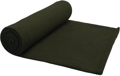 Goyal's Solid Double Fleece Blanket for  AC Room