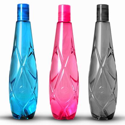 Stysol Wonderful Set of 3 Fridge Water Bottles 1000 ml Bottle