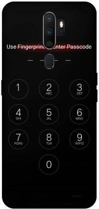 UMPRINT Back Cover for Oppo A9 2020/CPH1937 Passcode Screen Unlock Printed Back Cover