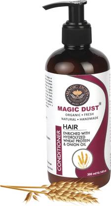 Magic Dust Natural Protein Conditioner Enriched with Hydrolyzed Wheat Protein & Onion Oil to Increase Thick & Healthy Hair Growth, Strengthen Roots, Add Shine