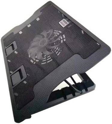 PAC laptop cooling pad for all size laptop (Black) Ergonomic Cooling Pad with Adjustable Height