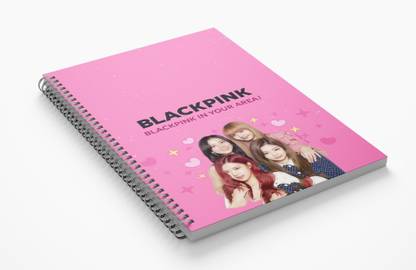 HeartInk Blackpink A5 Notebook Ruled 100 Pages