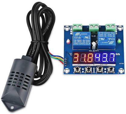 JAIVIK STORE XH-M452 Temperature Humidity Controller for Incubator With Indicators Hygrometer Automatic Temperature Sensor and Controller Electronic Hobby Kit Temperature Sensor and Controller Electronic Hobby Kit