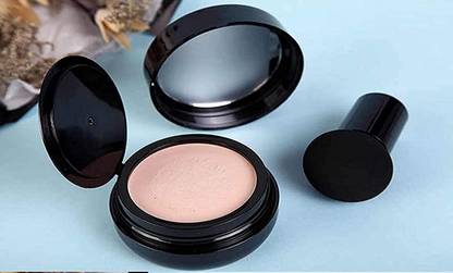 VBA Water Based Waterproof cream with Mushroom Head Sponge Moisturizing Concealer, Bright Makeup Base Long Lasting With Air Cushion Instant Fairness BB Cream All Skin Type Sweat Proof Brightening BB Cream | CC Cream for Face makeup With Free Mushroom Sponge Foundation