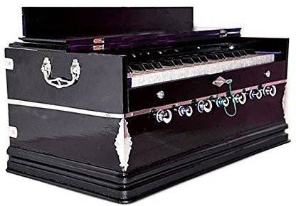 HS Internet Bass Reed & Male Reed Double Fold Bellow & 39 Keys Trading Dukan 7 Stooper Harmonium 3.25 Octave Hand Pumped Harmonium