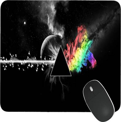 Porwal's Darkmoon smoke printed mouse pad for laptop/computer for gamer and office use(gaming for gamer) Rubber base Non Slip Base Mousepad