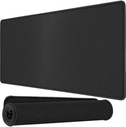 RiaTech Extended Gaming Mouse Pad, Stitched Edges Non-Slippery Rubber Base Mats with Smooth Surface, 3 mm Thick Water Resistance for PC & Laptops Mousepad