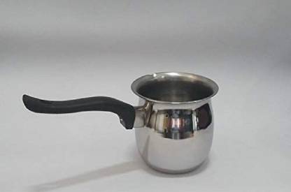 Anne-kee 1000 Ml Capacity Steel Coffee Warmer Tea Maker Pot Milk Pot Milk Boiler Coffee Warmer Pot 14 cm diameter 1 L capacity