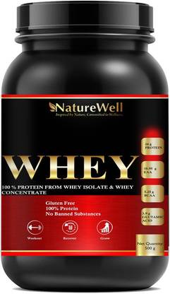 Naturewell Protein Plus Body Building Gym Supplement Whey Protein Powder Whey Protein