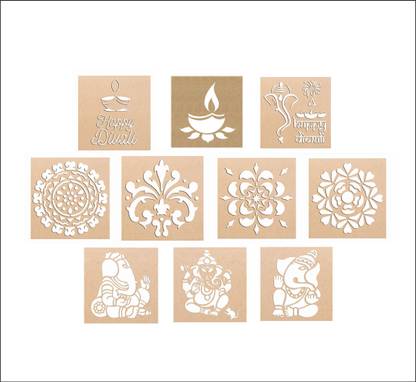 SUDARSHAN STICKER RS45 Rangoli Stencil
