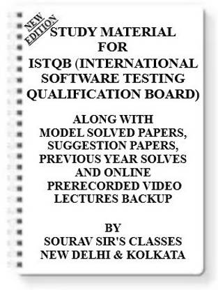 Study Notes Material On Istqb (International Software Testing Qualification Board) [ Pack Of 4 Books ] With Model Question Papers + Topicwise Analysis + Mcq Questions + Special Practice Set