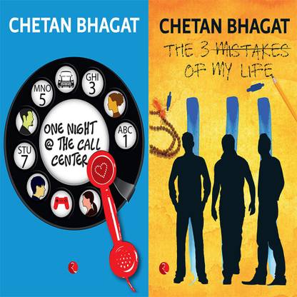 The 3 Mistakes Of My Life + One Night @ The Call Centre (Set Of 2 Books)