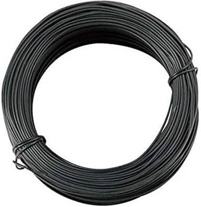 hinik PVC Coated Cloth Drying Black Wire (Length: 20 m, Diameter: 2 mm) Black