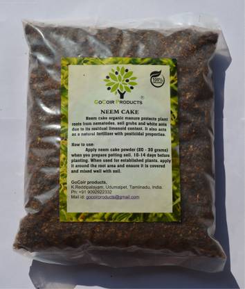 GoCoir Products 100% Organic neem cake Soil Manure Fertilizer