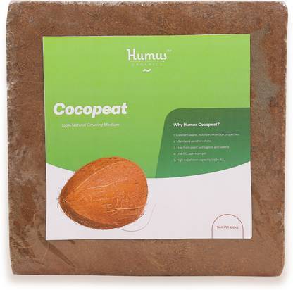 Humus Organics cocopeat - Ideal for seedlings, vegetables and hydroponics Potting Mixture
