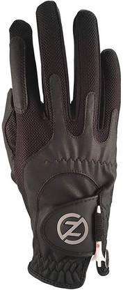 Zero Friction Men's Compression-Fit Synthetic Golf Glove Universal Fit One Size Golf Gloves
