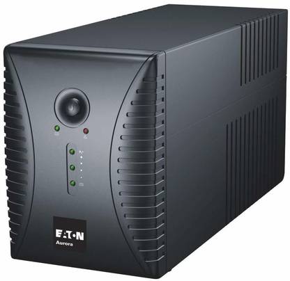 Eaton Eaton Aurora 1000 VA Line Interactive UPS with inbuilt Batteries (7Ah x 2nos) ?801028020 1000 V Online/double-conversion Tower Model UPS with Overload Protection 4 Outlet Plugs