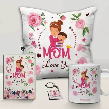 Jhingalala Cushion, Mug, Greeting Card, Keychain Gift Set